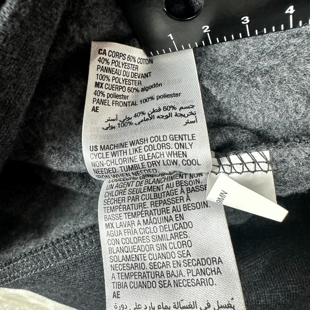 Alfani Men's XXL‎ Charcoal Knit Jacket Zip Front Mixed Media Pockets NWT - Picture 8 of 13